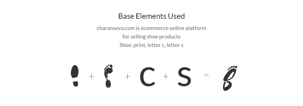 Charanseva Based Element of Logo